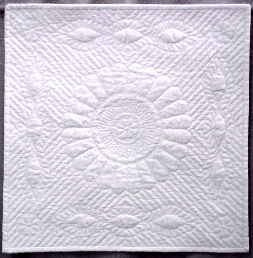 'White Whole-Cloth Quilt in Miniature' by Jessie Shumake
