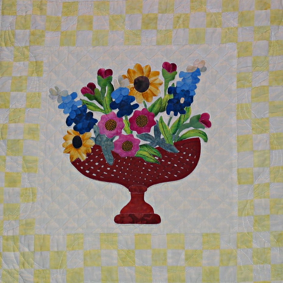 'Basket of Bluebonnets' by AAQG Members