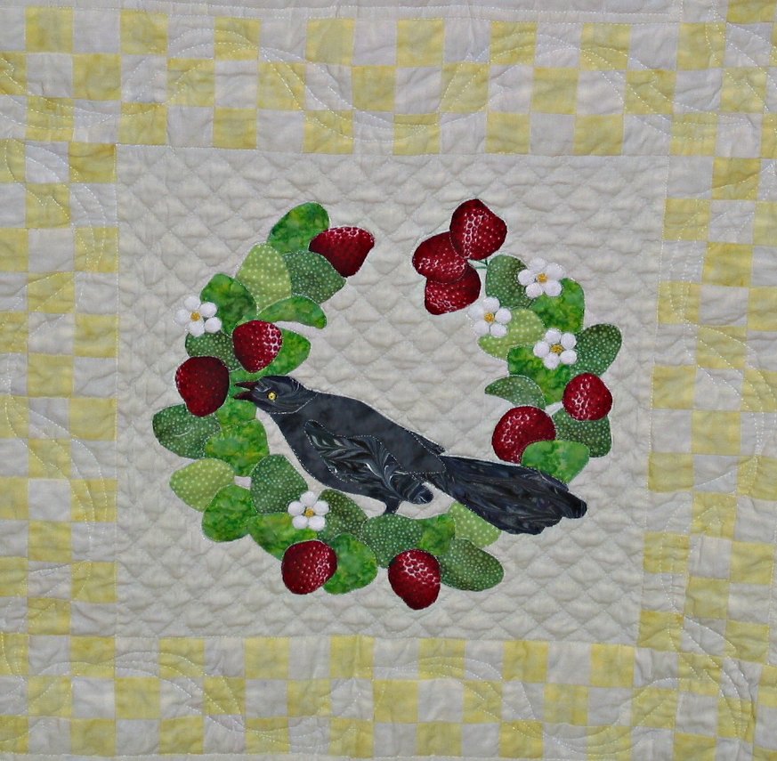 'Mocking Bird and Strawberries' by AAQG Members