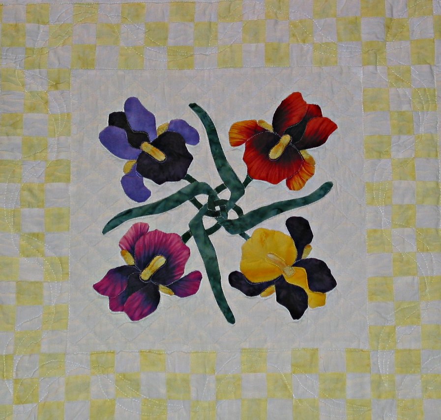 'Wreath of Irises' by AAQG Members