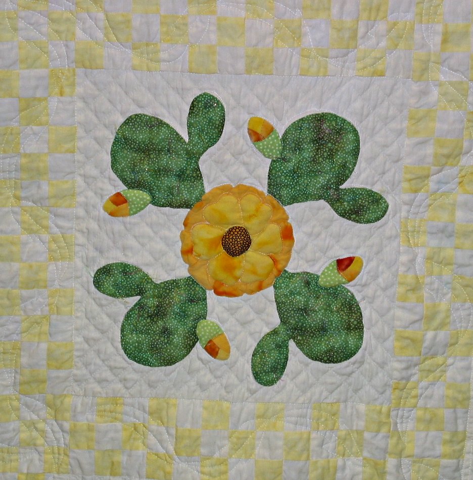 'Wreath of Prickly Pear and Flower' by AAQG Members