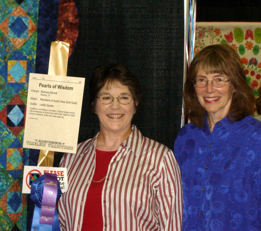 Leslie and Barbara on Opening Night in Dallas.jpg