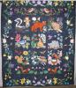 First in Kit, Calendar, Block-of-Month, Pre-Stamped Quilts  'Forest Creatures' by Anna Fell