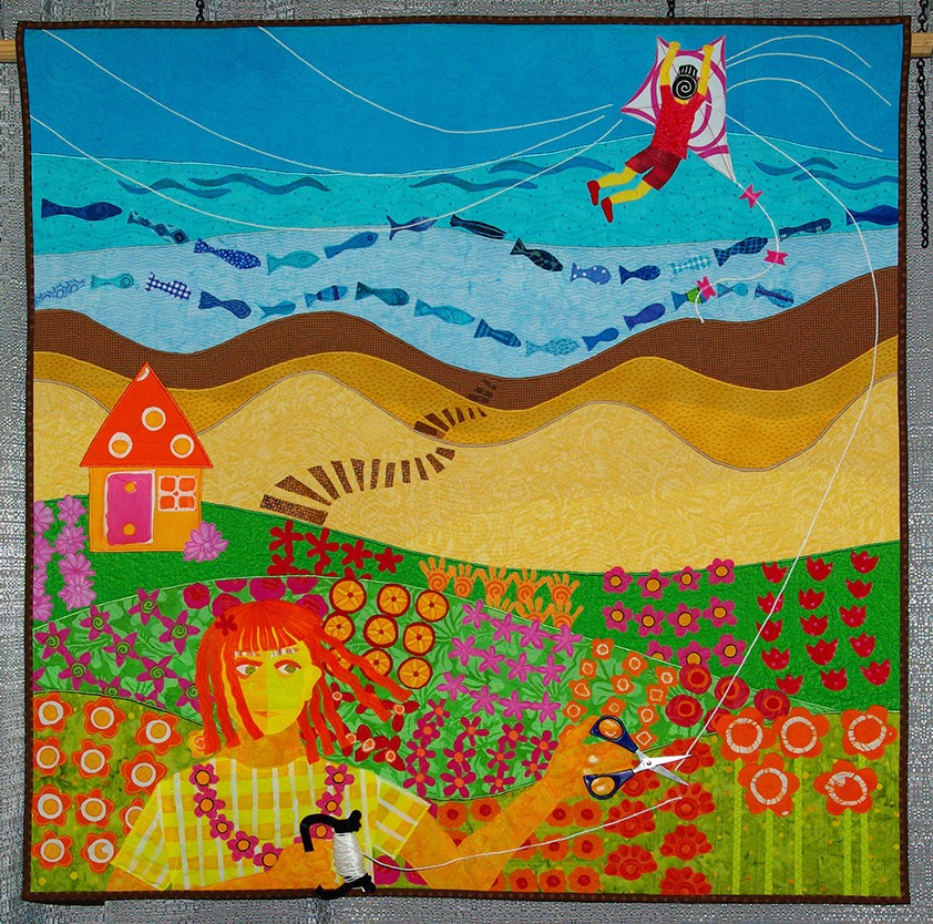 'Garden Girl and Kite Boy' By Kathy York