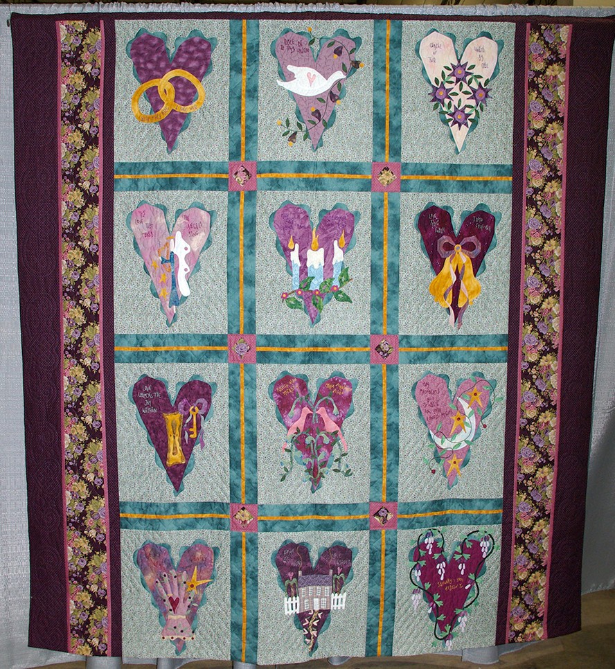 'Anniversary Quilt' Entered by Rosie de Leon-McCrady