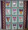Judge's Choice Selected by Sally Hatfield  'Anniversary Quilt' Entered by Rosie de Leon-McCrady