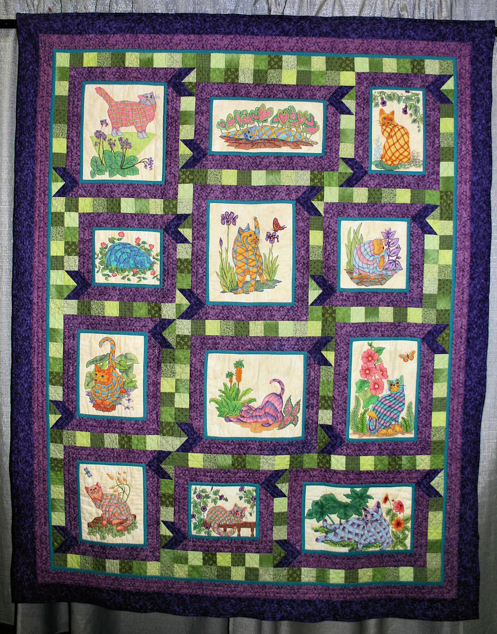 'Plaided Cats Entered by Margie Lawrence