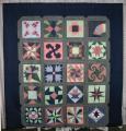 Hand Quilting, Large, Quilts Made by One Person  ''Sampler'' by Inge Hayes