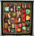 Machine Quilting, Large, Quilts Made by One Person  ''Ruth's Garden'' by Patrice P Creswell