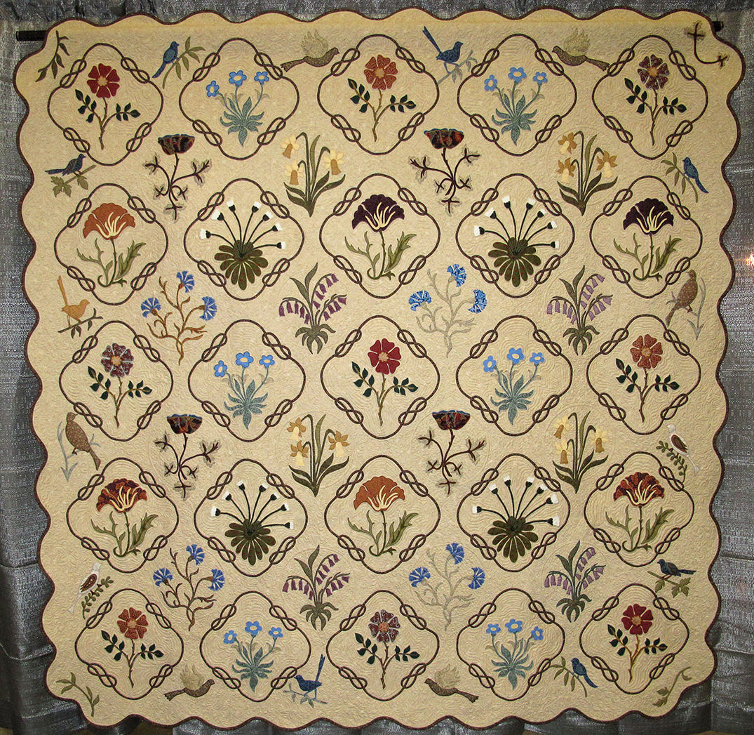 'William Morris in Applique Entered by  Helen Rode