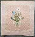 Hand Quilting, Small, Quilts Made by One Person  ''My Birthday Bouquet'' by Sookie Knapp
